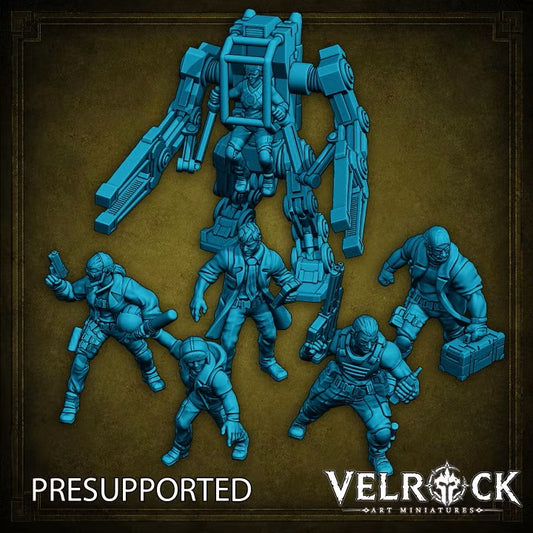Colonial Ship Crew, Set 2 (6 Variants Available) - Velrock
