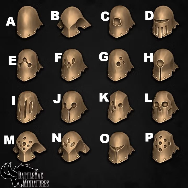 Draugr Soulreaver Heads, UnCursed Underwater Helmet Customisation Pack - (16 Variants Available) - Battle Yak