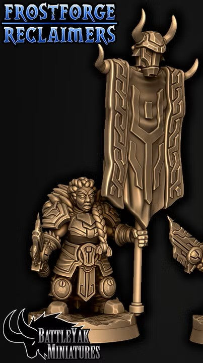 Frostforged Battle Damsels, Dwarven Warrior Women (6 Variants Available) - Battle Yak
