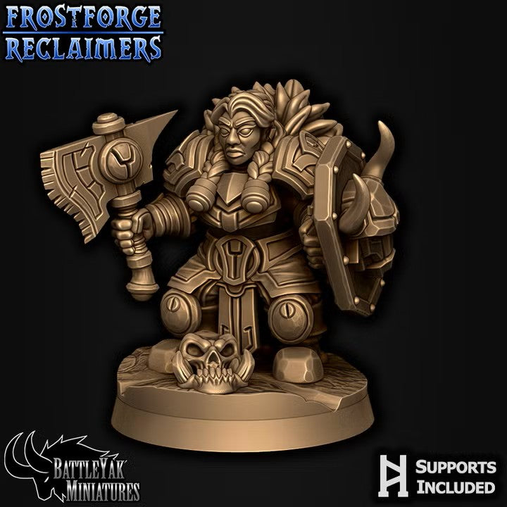Frostforged Battle Damsels, Dwarven Warrior Women (6 Variants Available) - Battle Yak