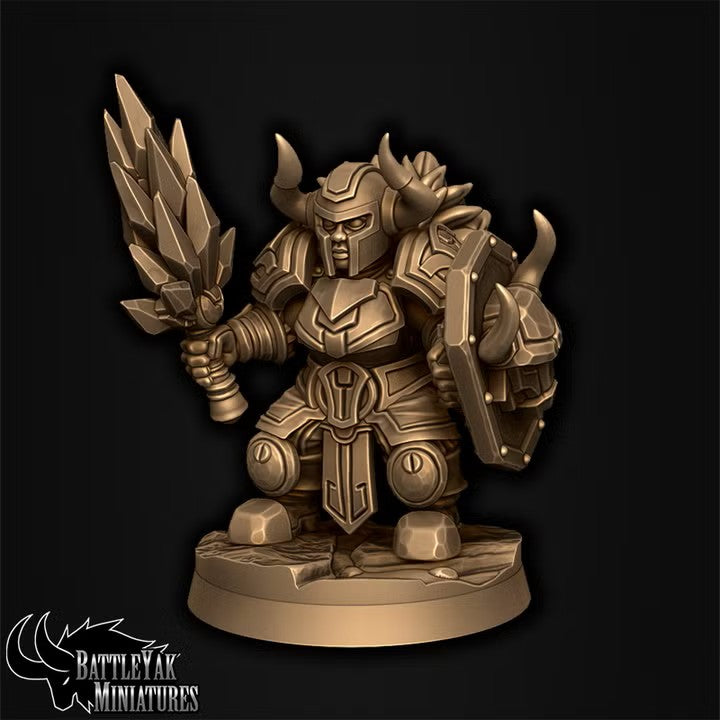 Frostforged Battle Damsels, Dwarven Warrior Women - Helmets (4 Variants Available) - Battle Yak