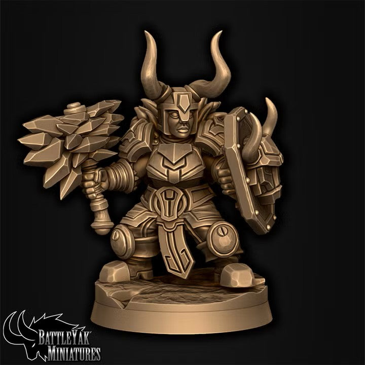 Frostforged Battle Damsels, Dwarven Warrior Women - Helmets (4 Variants Available) - Battle Yak