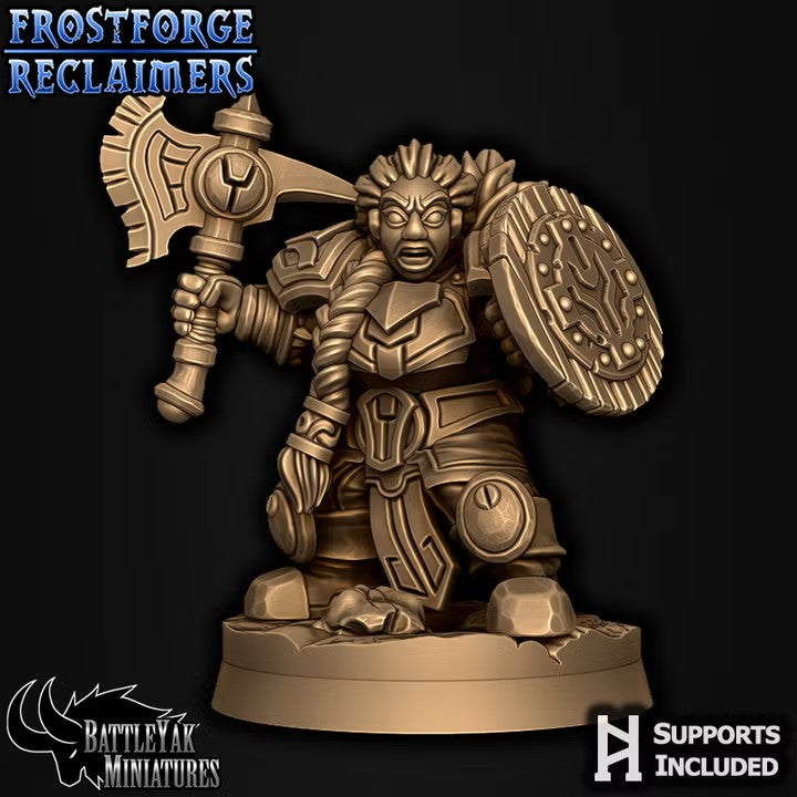 Frostforged Battle Damsels, Dwarven Warrior Women (6 Variants Available) - Battle Yak