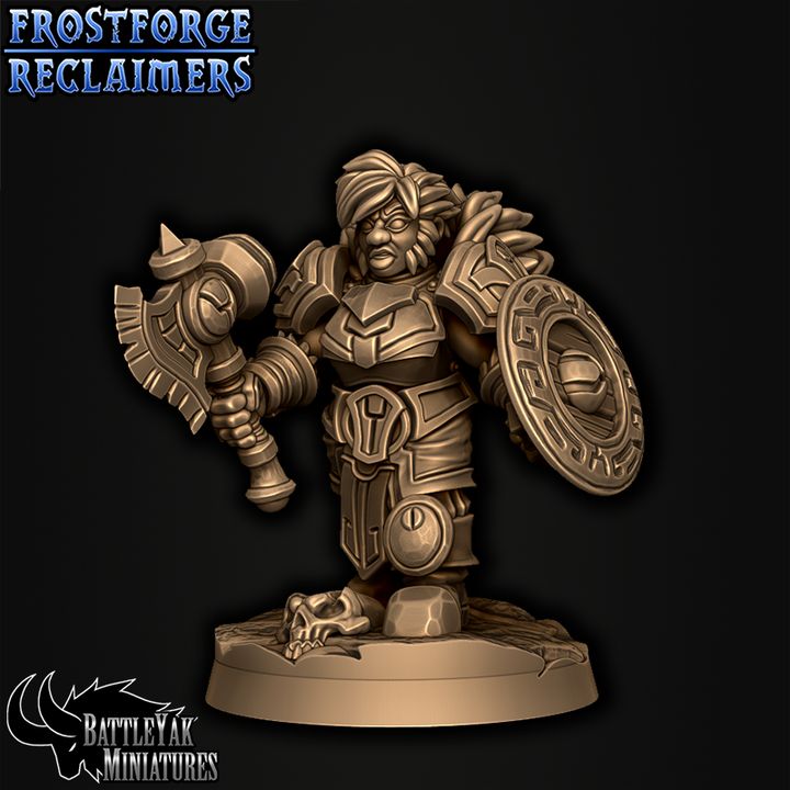 Frostforged Battle Damsels, Dwarven Warrior Women (6 Variants Available) - Battle Yak