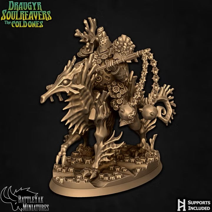 Deepspawn Riders, Cursed Undersea Heavy Warriors with Seahorse Monster Mounts (4 Variants Available) - Battle Yak