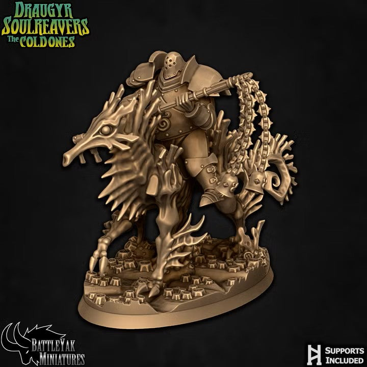 Deepspawn Riders, UnCursed Undersea Heavy Warriors with Seahorse Monster Mounts (4 Variants Available) - Battle Yak