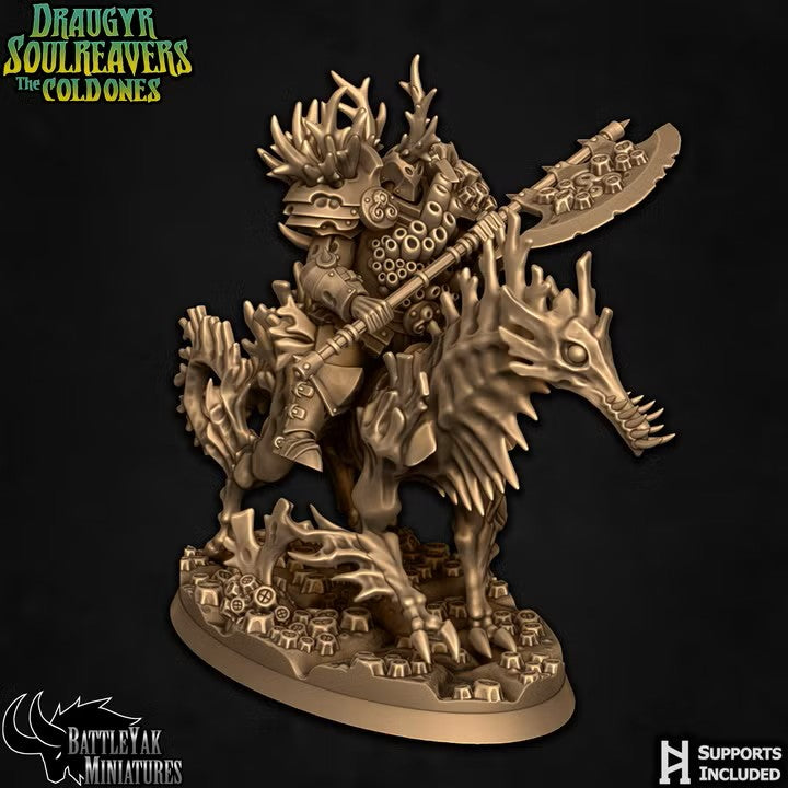 Deepspawn Riders, Cursed Undersea Heavy Warriors with Seahorse Monster Mounts (4 Variants Available) - Battle Yak