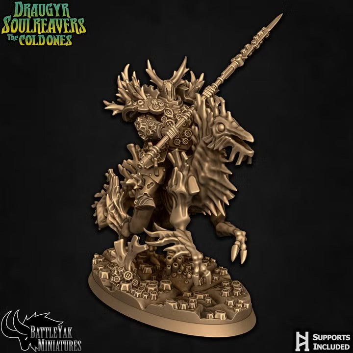Deepspawn Riders, Cursed Undersea Heavy Warriors with Seahorse Monster Mounts (4 Variants Available) - Battle Yak