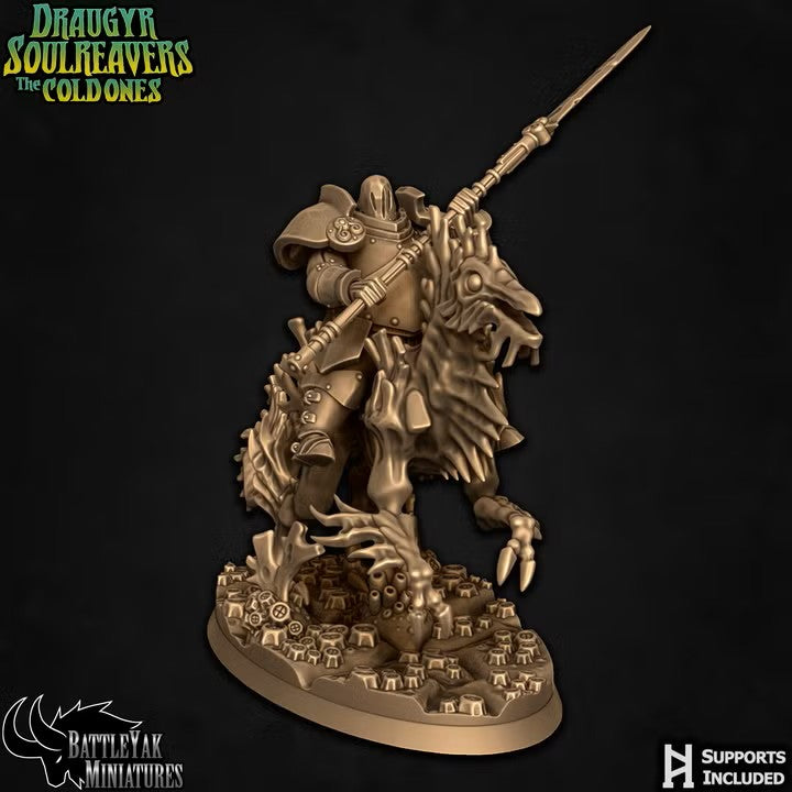 Deepspawn Riders, UnCursed Undersea Heavy Warriors with Seahorse Monster Mounts (4 Variants Available) - Battle Yak
