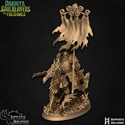 Deepspawn Riders, UnCursed Undersea Heavy Warriors with Seahorse Monster Mounts (4 Variants Available) - Battle Yak