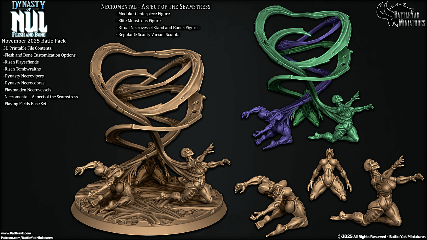 Necromental, Seamtress Necrovessels - Flayed Ritual Summons (6 Variants Available) - Battle Yak
