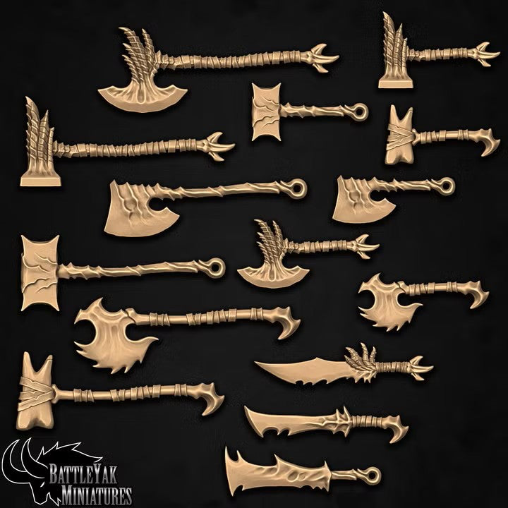 Spellbound Outsider Weapons, Demonic Customisation Pack  (15 Variants Available) - Battle Yak