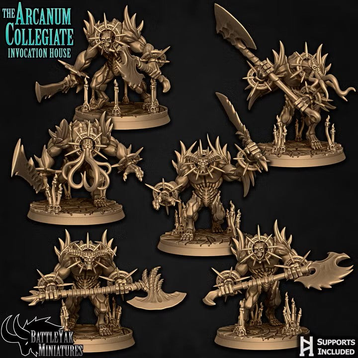 Arcanum Spellbound Outsiders, Summoned Demons (6 Variants Available) - Battle Yak