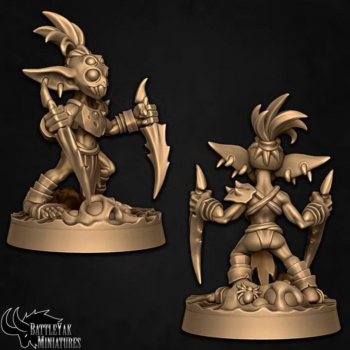 Spiderbite Boggrots, Goblin Melee Gang (7 Variants Available) - Battle Yak