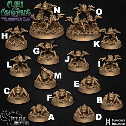 Gloomweb Spider Beasties, Adorable Monstrous Critters (15 Variants Available) - Battle Yak