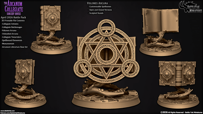 Volumes Arcana, Levitating Spellbooks (9 Variants Available) - Battle Yak