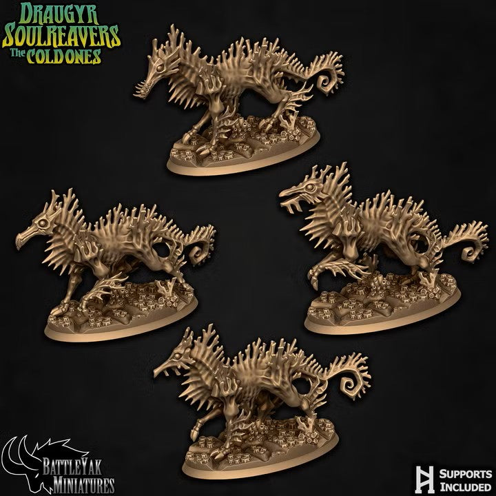 Draugr Soulreavers Deepspawn - Seahorse Monsters (4 Variants Available) - Battle Yak