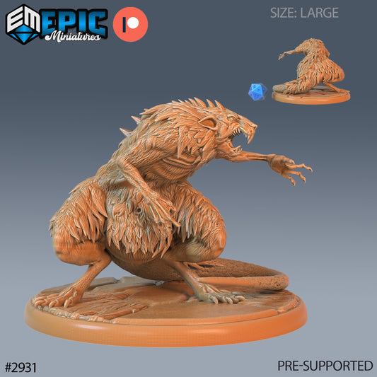 Giant Rat (3 Variants Available) - Epic Miniatures