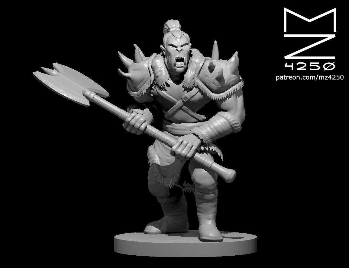 Orc Warrior (3 Variants Available) - MZ4250