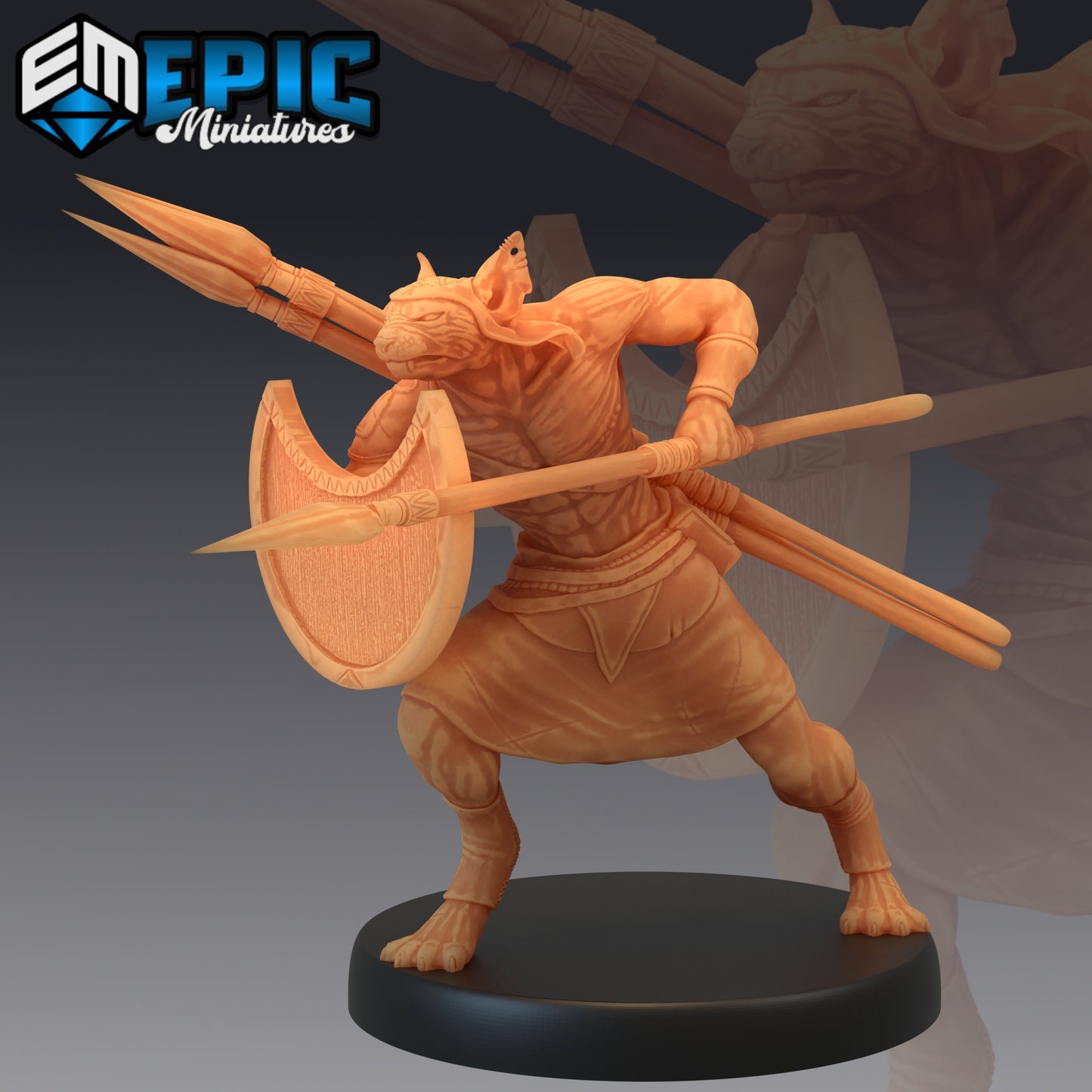 Catfolk Sphynx (3 Variants) - Epic Miniatures