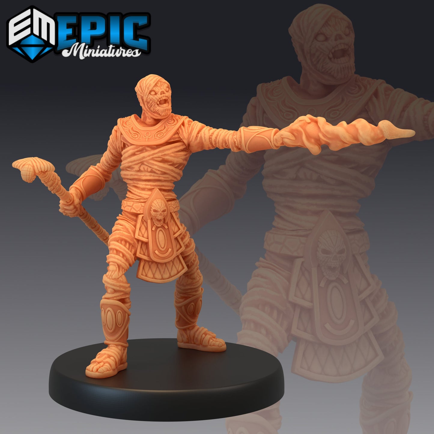 Mummy Mage (3 Variants) - Epic Miniatures