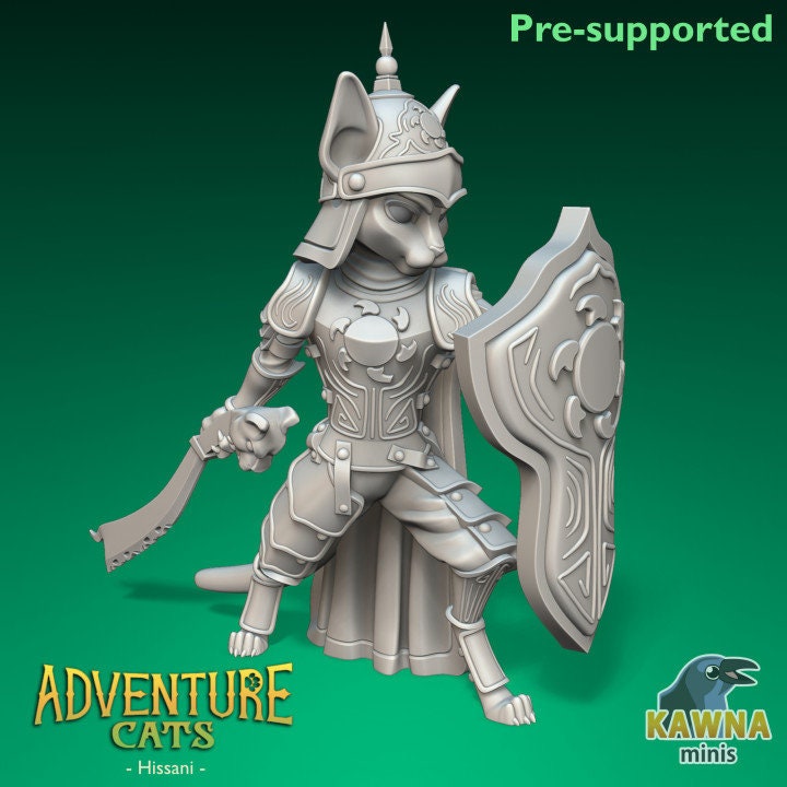 Hissani Paladin (2 Variants Available) - Kawna Minis