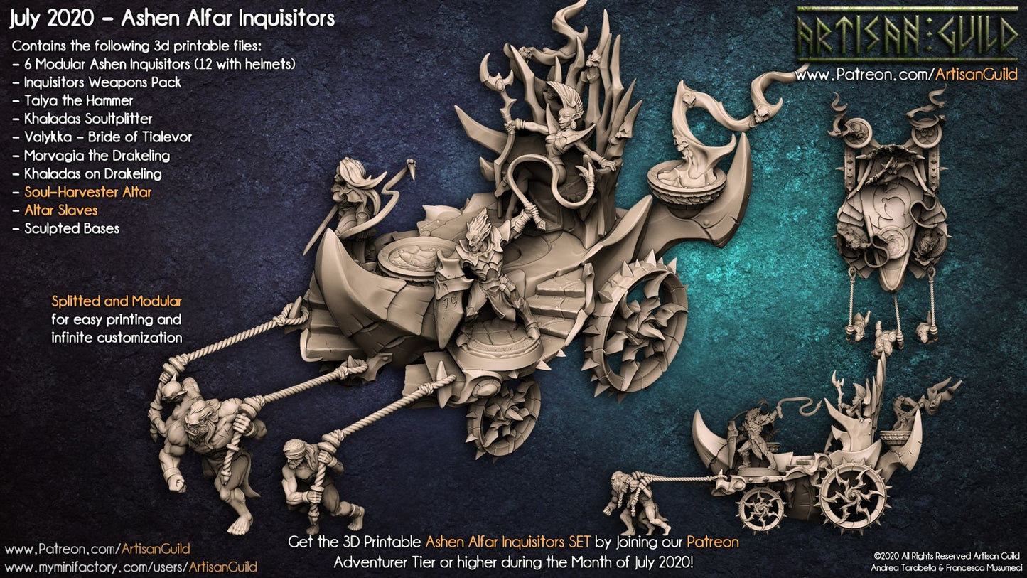 Soul Harvester Altar with Slaves (4 Variants Available) - Artisan Guild
