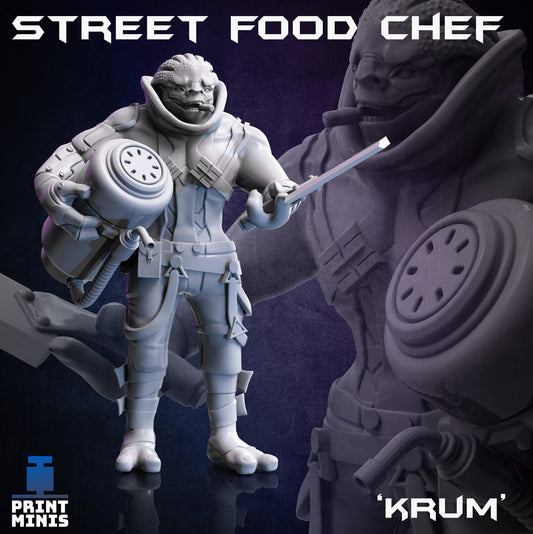 Krum - Street Food Chef - Print Minis