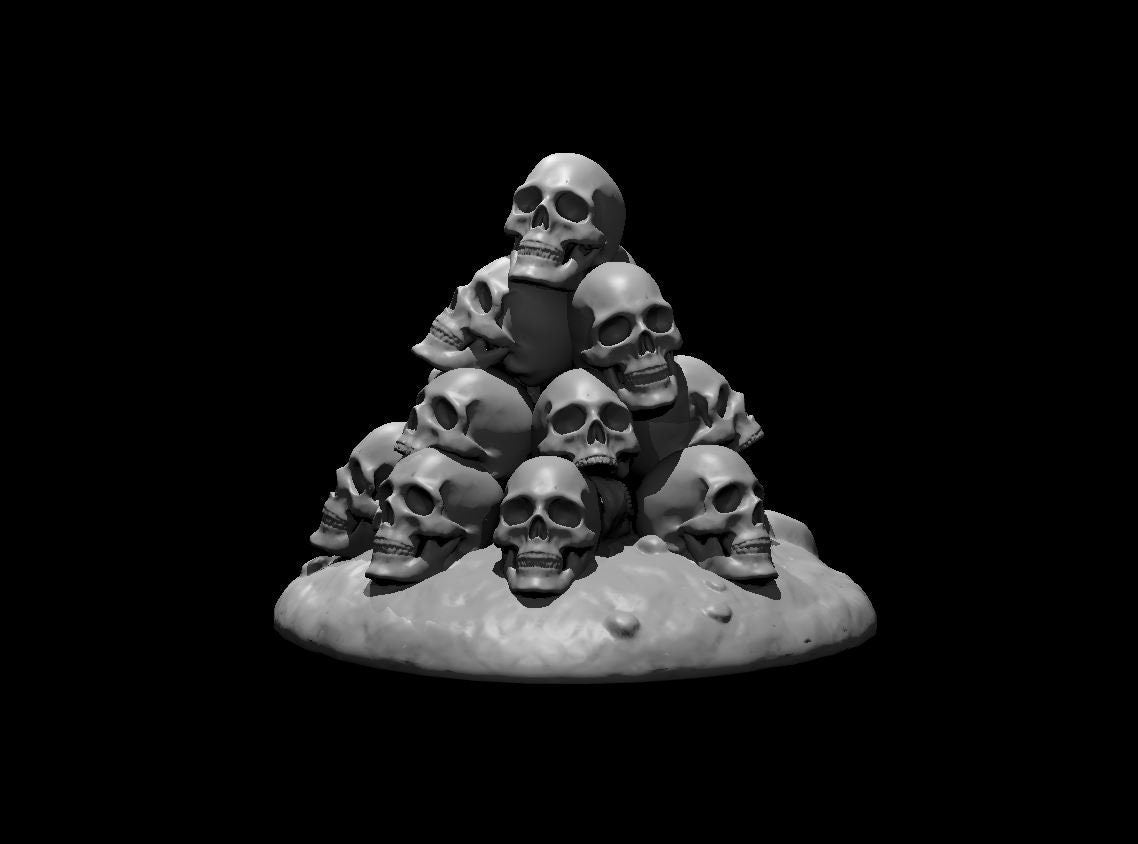 Pile of Skulls - Terrain/Scenery Piece - MZ4250