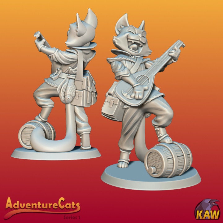 Adventure Cats (8 Variants Available) - Kawna Minis