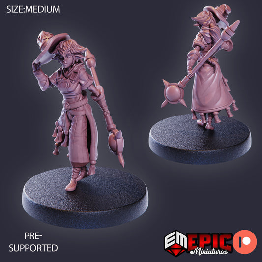 Half Gnome Mage (3 Variants) - Epic Miniatures