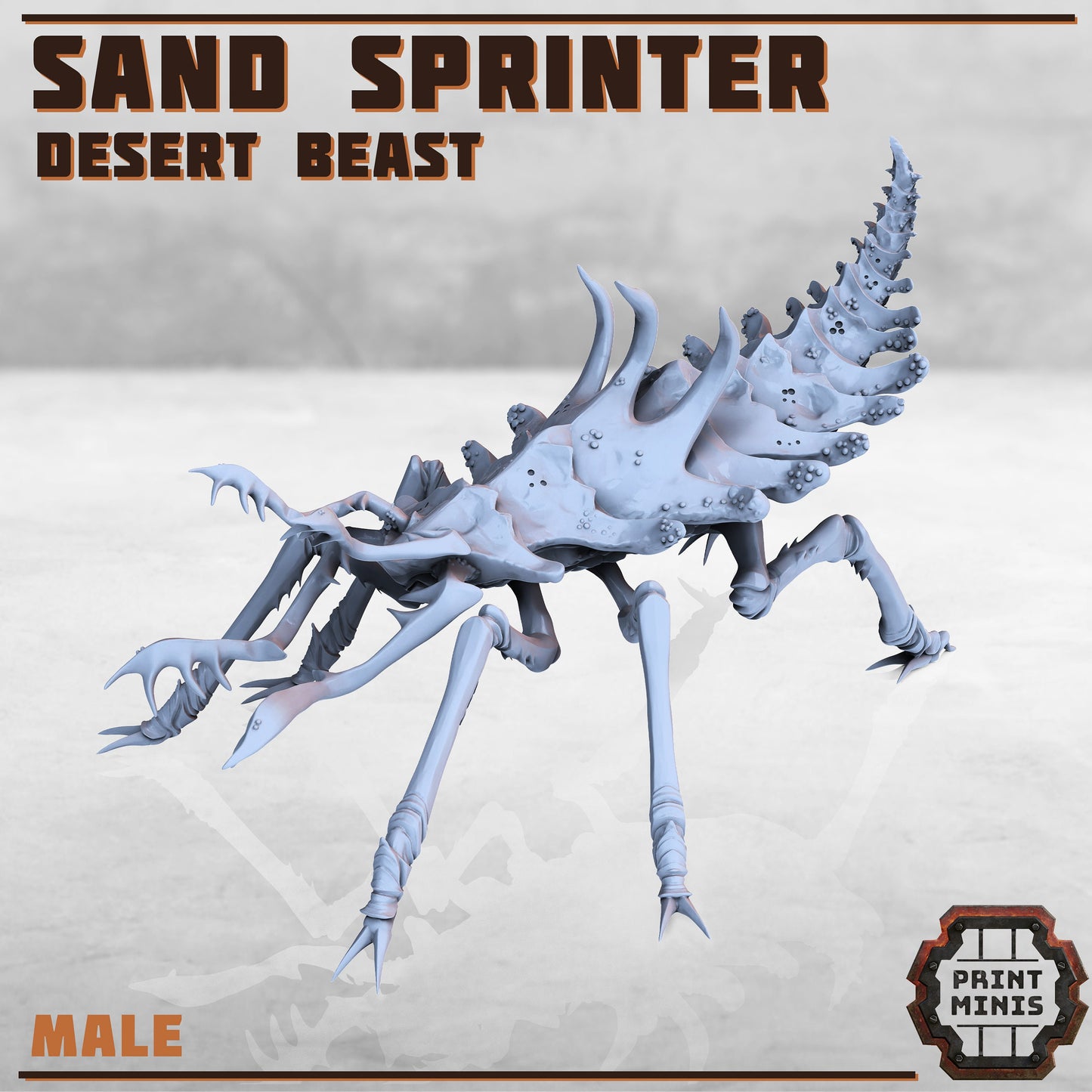 Sand Sprinter (2 Variants Available) Print Minis