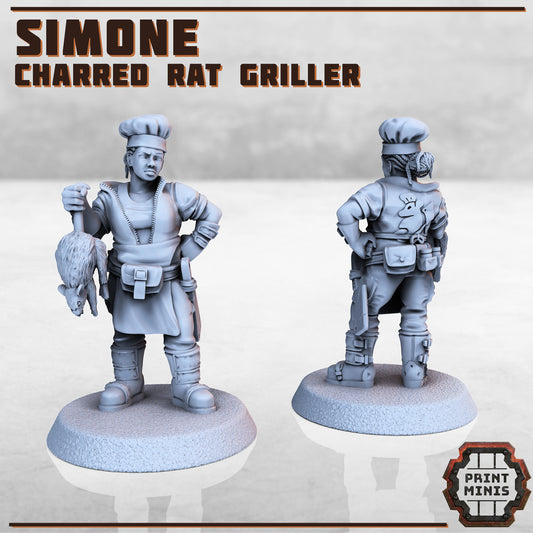 Simone, Griller - Print Minis