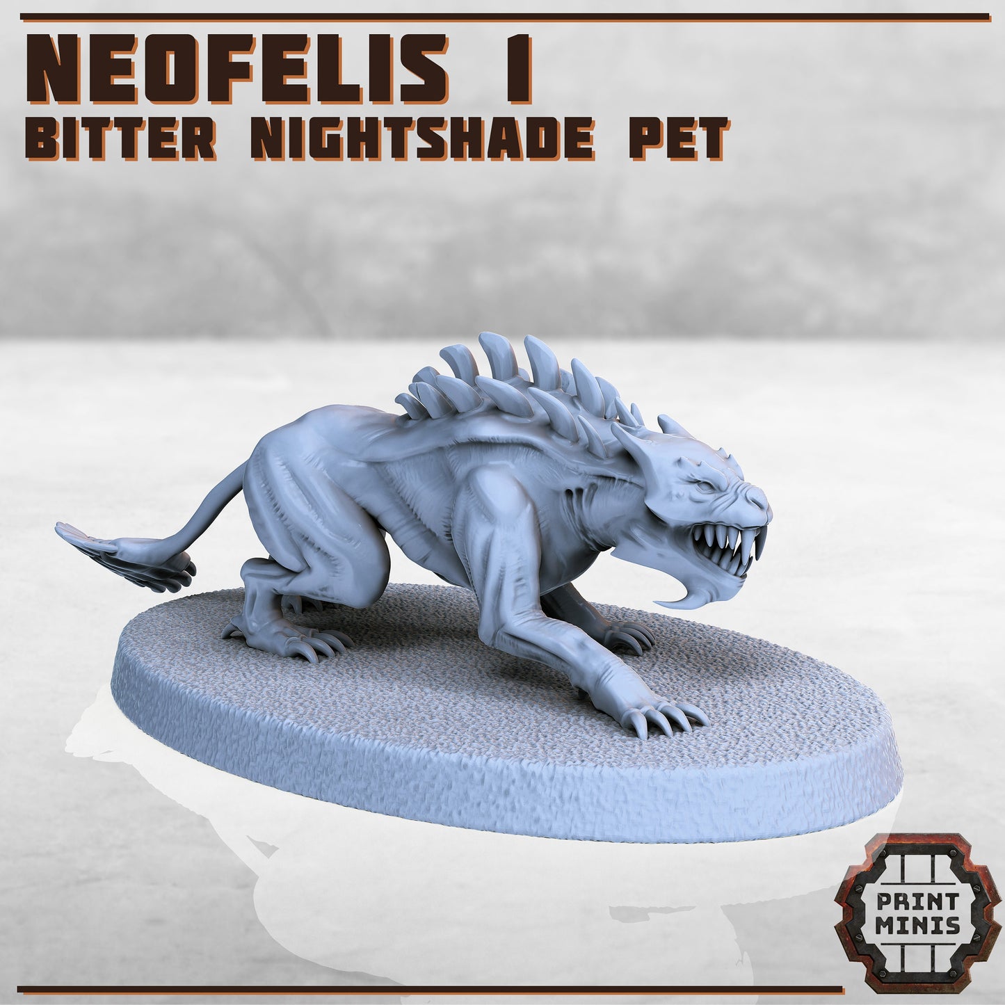 Neofelis Pets (3 Variants Available) Print Minis