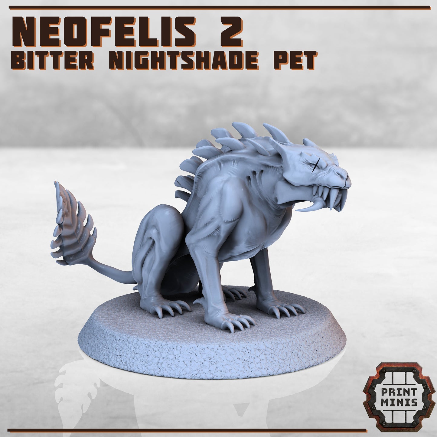 Neofelis Pets (3 Variants Available) Print Minis