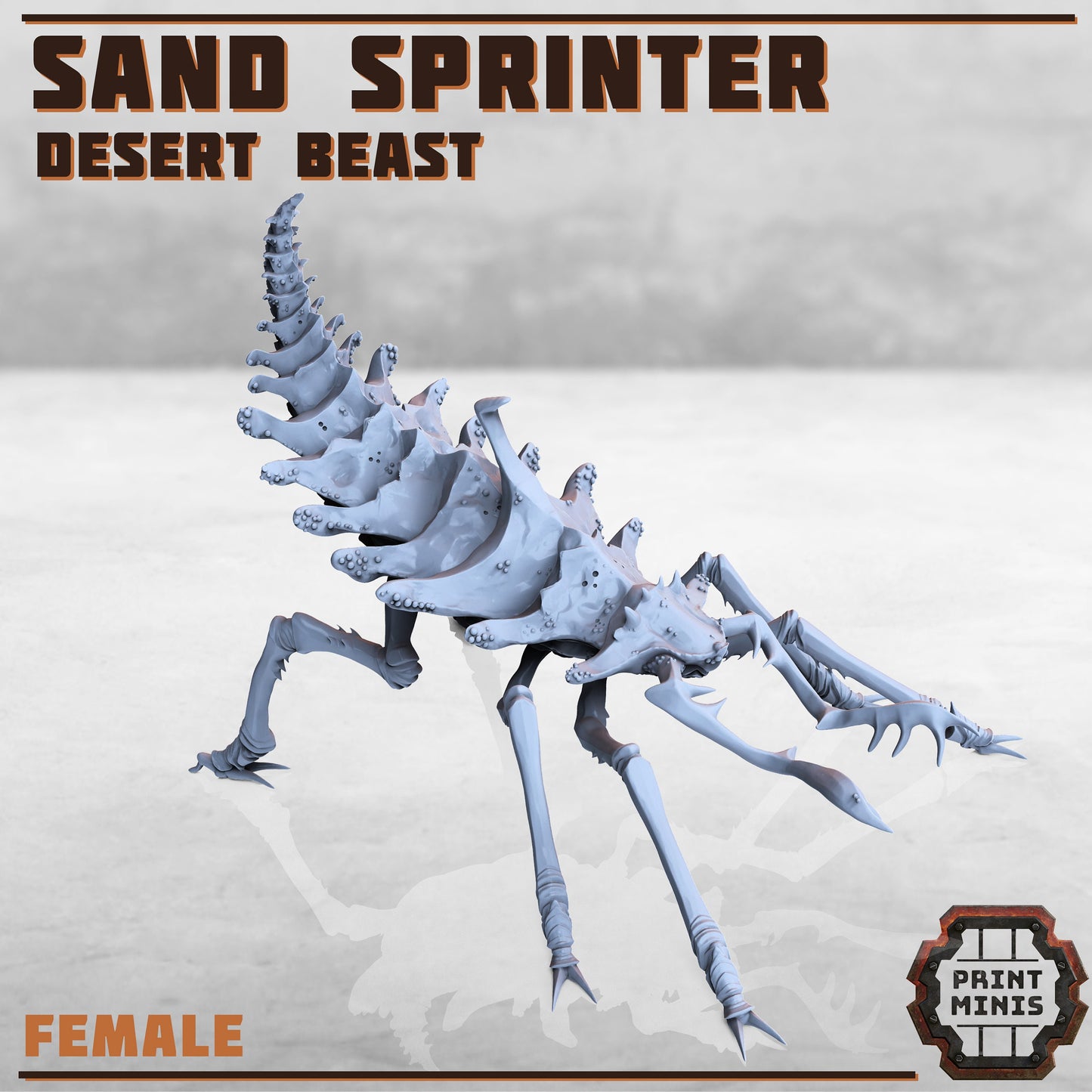 Sand Sprinter (2 Variants Available) Print Minis