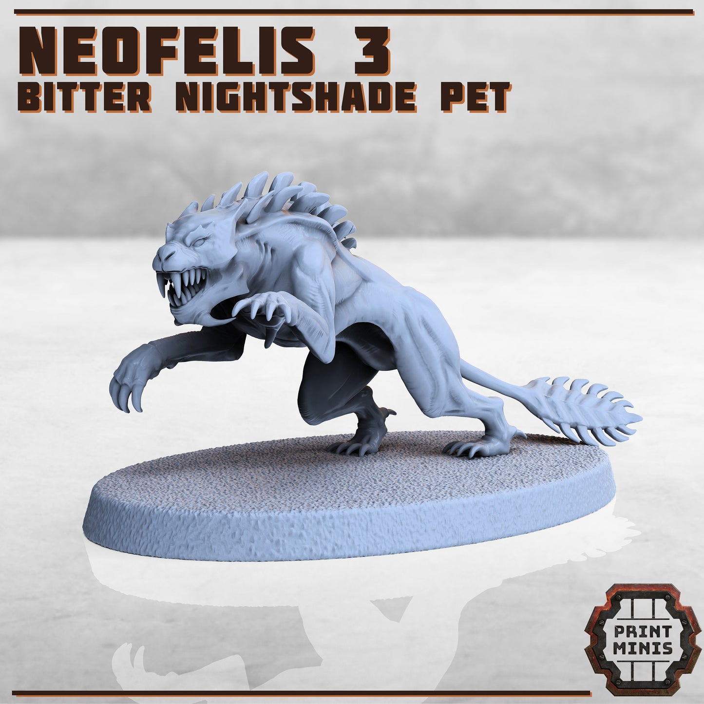 Neofelis Pets (3 Variants Available) Print Minis