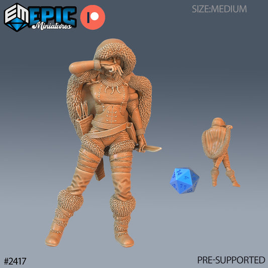 Northern Tribes Warrior (3 Variants Available) - Epic Miniatures