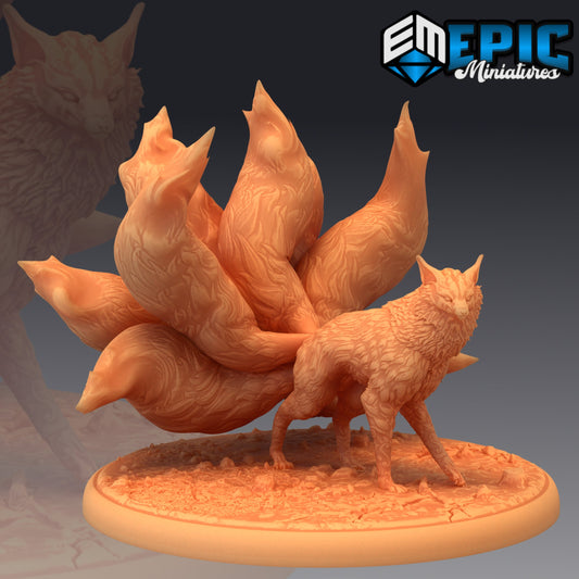 Nine Tailed Fox (4 Variants Available) - Epic Miniatures