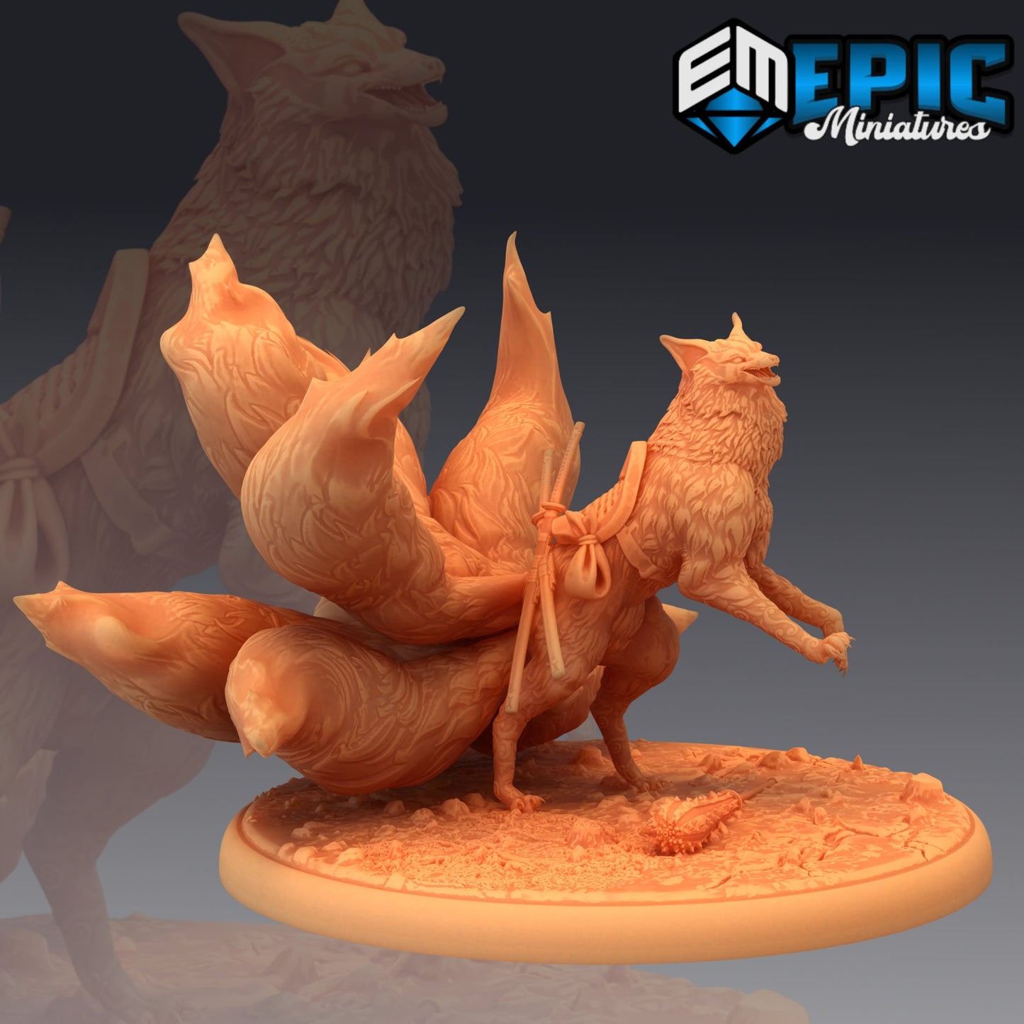 Nine Tailed Fox (4 Variants Available) - Epic Miniatures