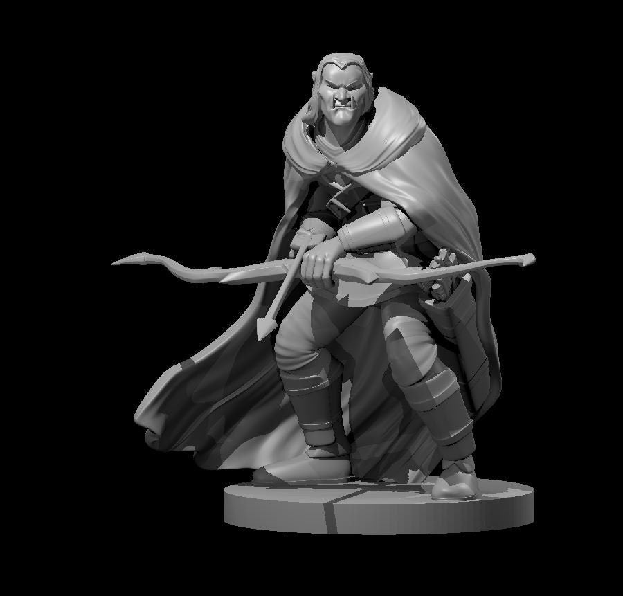 Half-Orc Ranger (2 Variants Available) - MZ4250