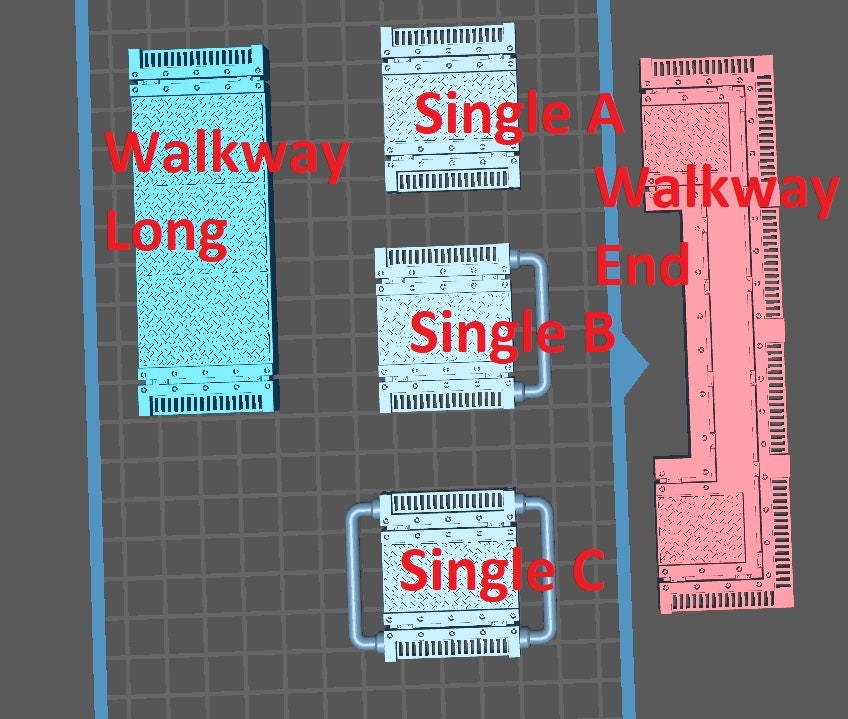 Stack City Terrain Part 1 - Scenery Kit - Print Minis