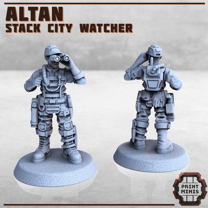 Altan - Stack City Watcher - Print Minis