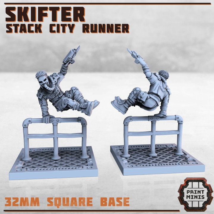 Skifter - Stack City Runner - Print Minis