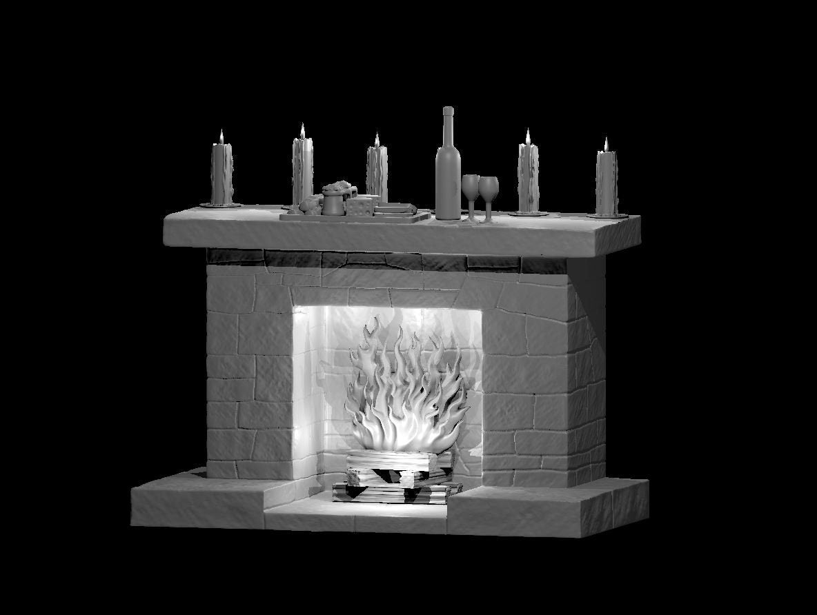 Fireplace Mimic (3 Variants Available) - MZ4250