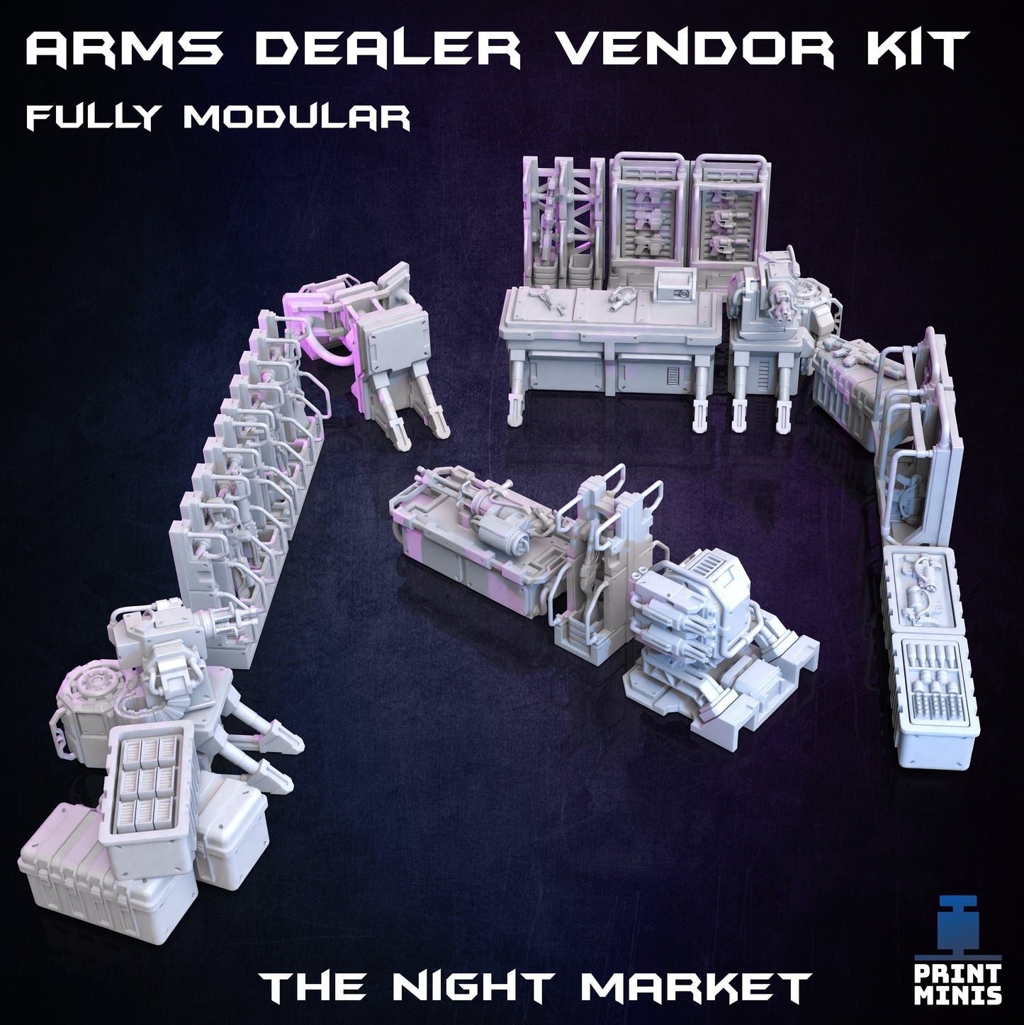 Arms Dealer Shop Kit - Print Minis