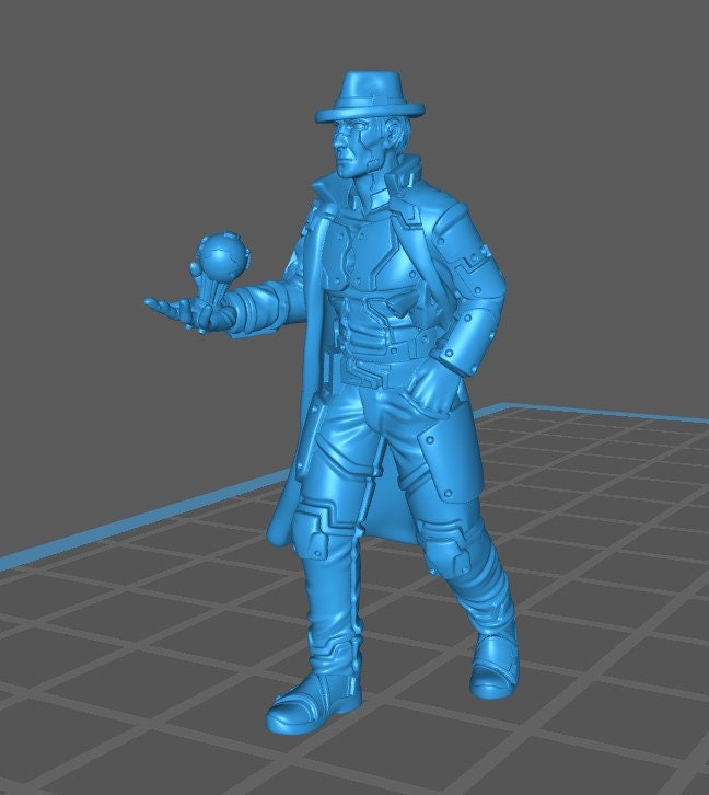 Detective Wells (2 Variants Available) - Print Minis