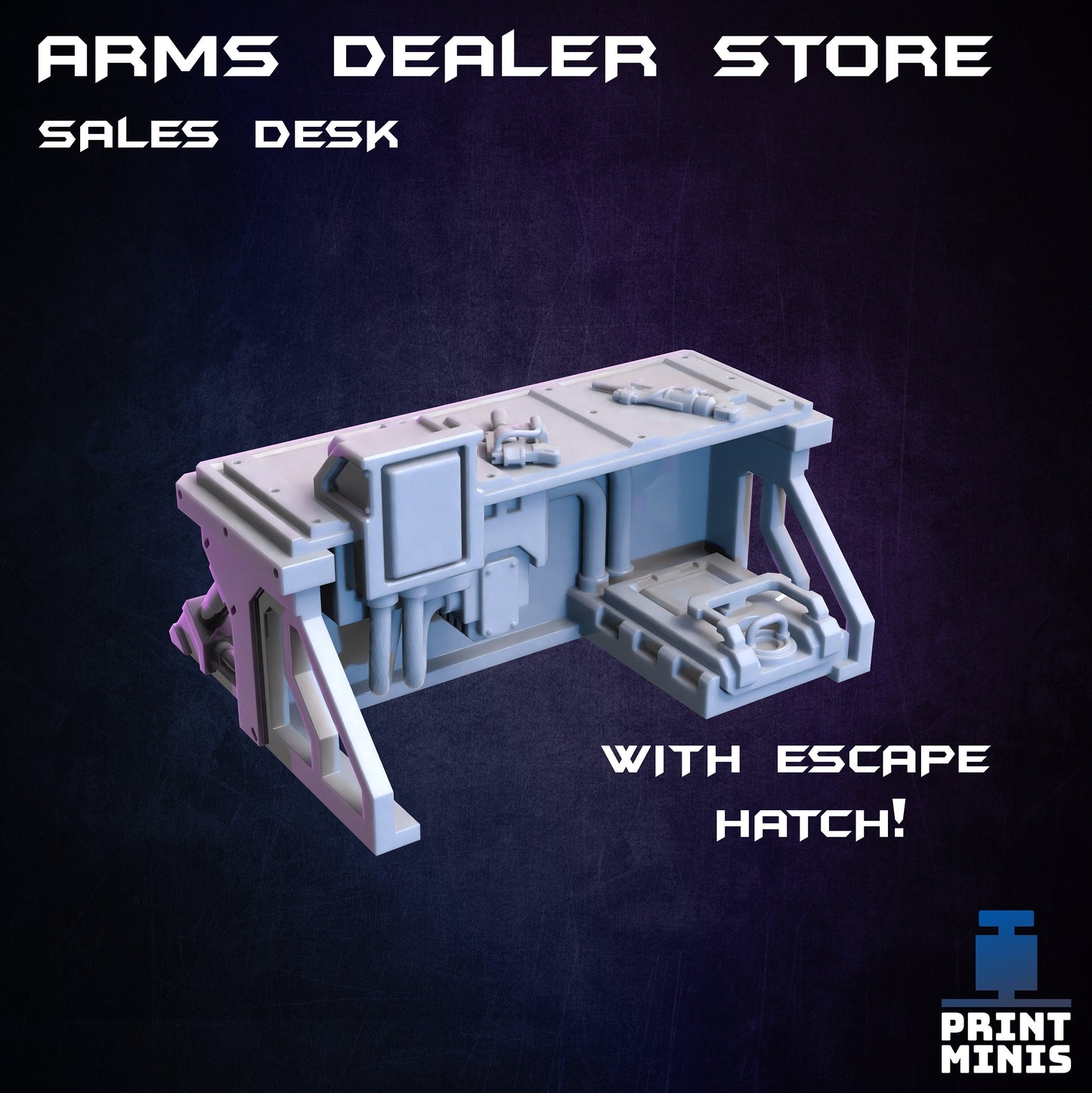 Arms Dealer Shop Kit - Print Minis