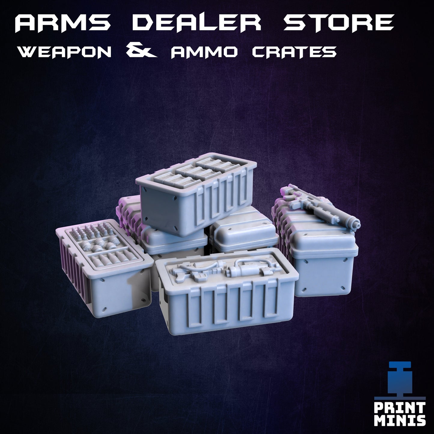 Arms Dealer Shop Kit - Print Minis