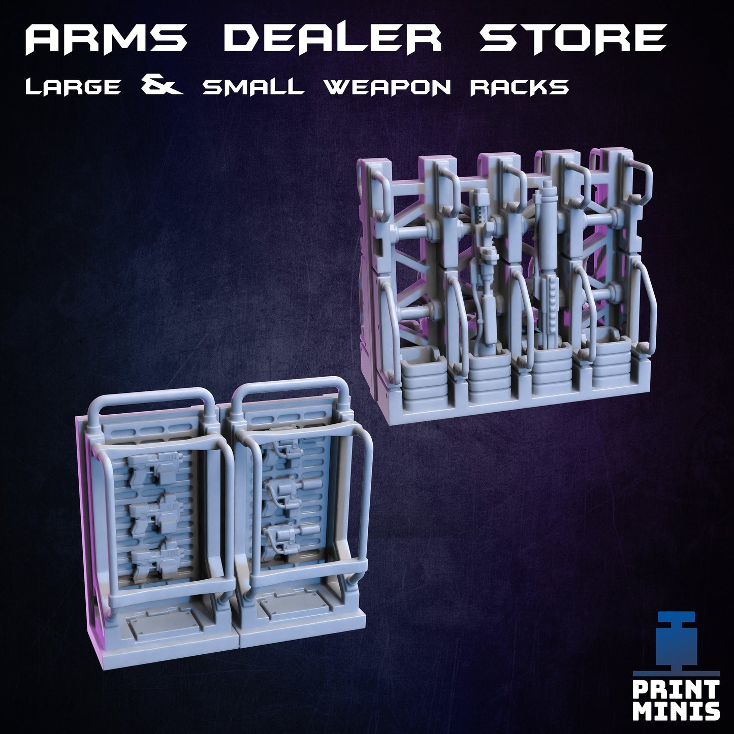 Arms Dealer Shop Kit - Print Minis